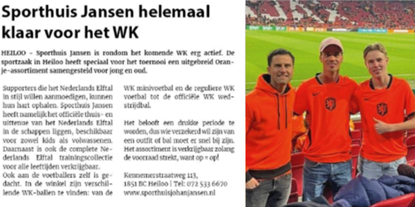artikel oranje